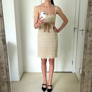 RED Valentino lace mini dress